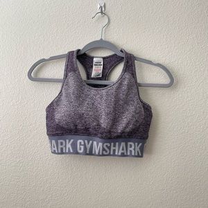 Gymshark Flex Purple Mark Sports Bra, Medium